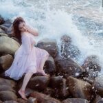 Prayaga Martin Instagram - All about em waves hitting you! Stylist : @asaniya_nazrin Jewellery: @aravindjewellery Photography :@gouthamvallath_photographia Makeup and hair : @prabinmakeupartist Outfit : @Paris_de_boutique Styling assistant : @sruthi_suru_