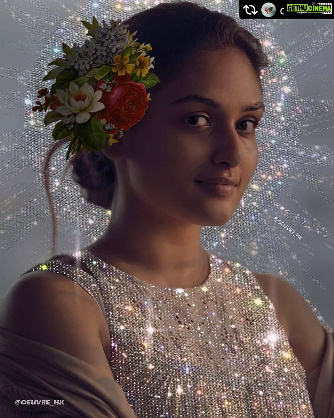 Prayaga Martin Instagram - I couldn't be more in love with this (Art). Aakriti. #Repost @oeuvre_hk • • • • • Coruscate ✨ . @prayagamartin @vishnurajanphotography . . . . . . . . . . . . . . . . . . . . . #prayagamartin #prayaga #glitter #sparkle #coruscate #glittertumblers