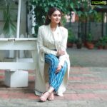 Prayaga Martin Instagram - Save the loom. Outfit Styling: @aathiraparvathy Pants: @ilovepero Top: @annahmolc for @savetheloom_org Jacket: @rajeshpratapsinghworks for @savetheloom_org Concept Store: @aambalclothing along with @onezeroeight.stl Make up: @prabinmakeupartist Photographed by: @anijajalan_photography. . . . A whiter shade pale. Frenchtoast Kacheripady
