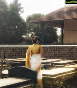 Prayaga Martin Instagram - GodFather ! 
Having him with me all throughout. Granddaughter of late E.J Peter.

#MyGuardianAngel