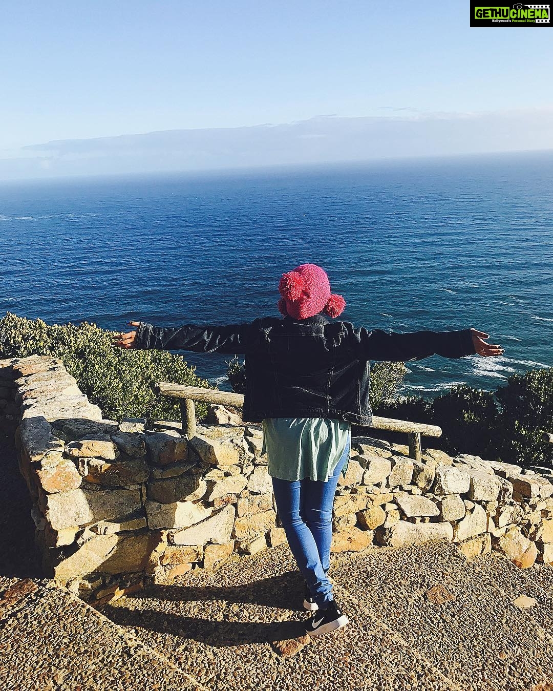 Prayaga Martin Instagram - There's A Whole World Out There !! #goforit #takethechance #makeithappen Cape Point - the most South Western Point of the African Continent