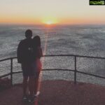 Prayaga Martin Instagram - Day #1 Couldn't have made sunset more beautiful to be witnessed.Two in love. #random Chapmans Peak Drive, Cape Town, SA