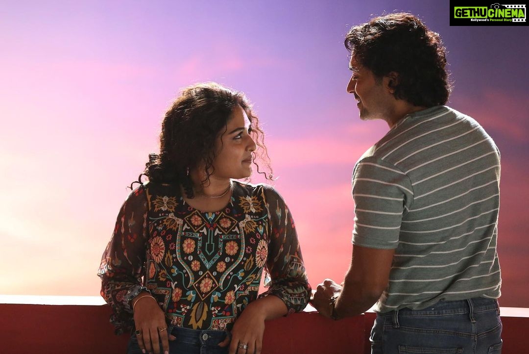 Prayaga Martin - 48.3K Likes - Haven't spoken about #GuitarKambiMeleNindru in a long time, so why not today
There’s something so deep, so personal that struck me at the first reading of the script that somehow , how much ever I try to limit it to one meaning, it’s hard.
Love is hard, but there’s comfort in what we feel.
This film holds a special place as I (we) saw, I (we) felt what I (we) wanted to seek.
Seems like nobody could crack it!
As Nethra quotes, “it’s left to your imagination”
#GuitarKambiMeleNindru spewing ❤ @netflix_in
On that note
Finishing up this story with a deep thought
“There are no answers to any of these questions, love is just love,
together or apart”
#GKMN was what I liked to call a team.
Absolute magic. And to the lensman @danushbhaskar thank you for beautifully capturing these!
A @gauthamvasudevmenon film. Enough said. Thank you Sir.