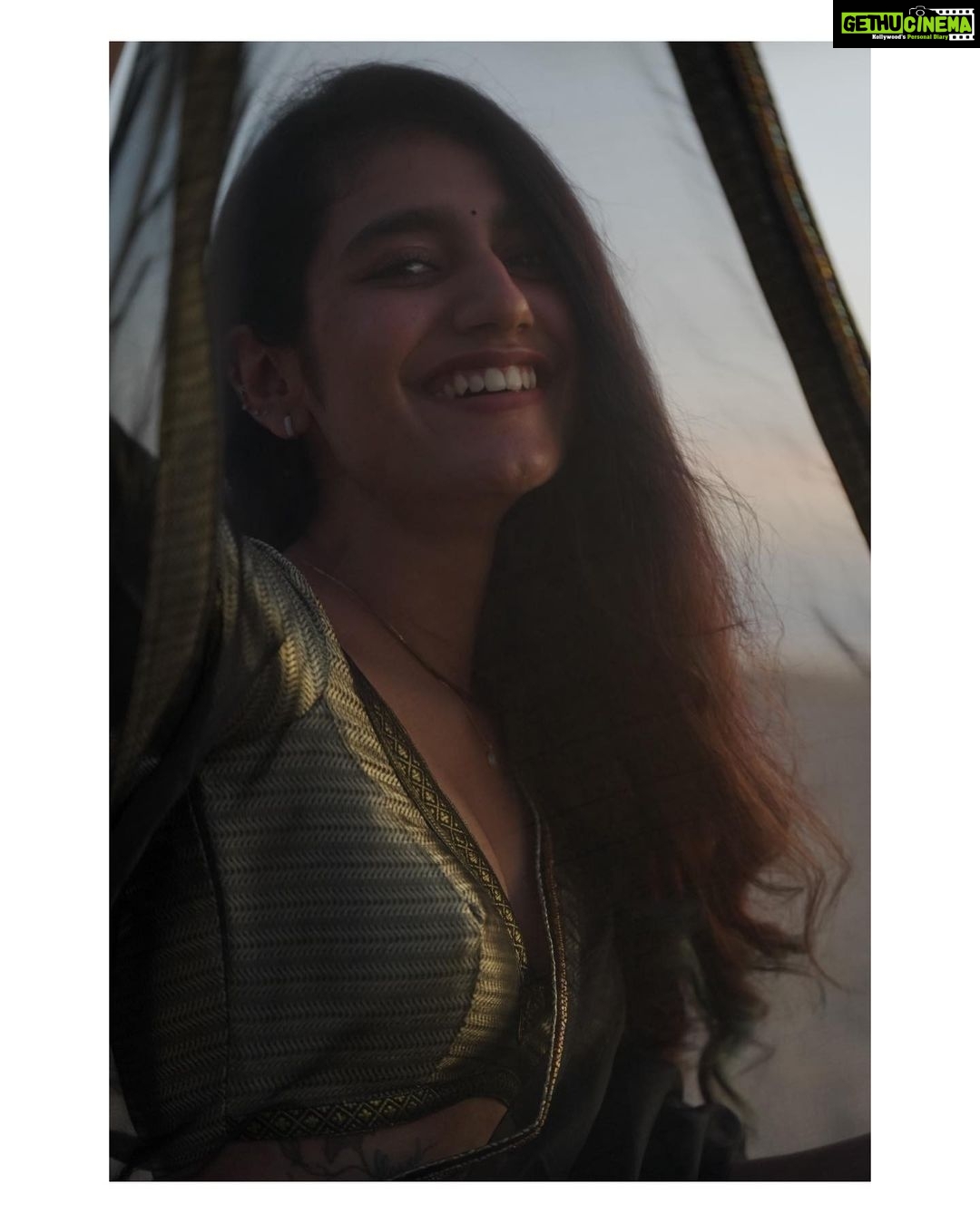 Priya Varrier Instagram - Love is like the wind The more you try to get ahold of it The more it will seep through your fingers Let it plant gentle kisses on your cheeks Let it dry your tears Let it tickle your lips Let it dance through your hair Let it cause shudders throughout your body Let it sing to you Let it soothe your soul Let it cleanse your mind Let it light up your heart And then just set it free….