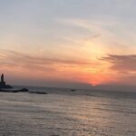 Priyanka Nair Instagram - #sunrise Kanyakumari Beach