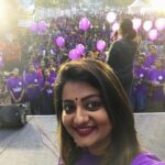 Priyanka Nair Instagram - I am so happy and privileged for being a part of #EraseCancer -Cancer awareness prog initiated by Gokulam Group (GG Hospital,Trivandrum) . #worldcancerday#marathon#socialawareness#public#awareness#beingapart Trivandrum, India