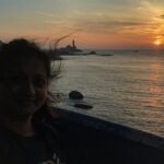 Priyanka Nair Instagram - The day begins. Sunrise from Kanyakumari🌞
