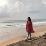 Priyanka Nair Instagram - Adieu sun for the day from backyard of Uday Samudra🌞 Uday Samudra Leisure Beach Hotel