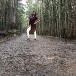 Priyanka Nair Instagram - In woods🖤 Getting lost is not a waste of time. - - #inwoods#beingalone#happinessoverloaded#travel#priyankanair#instapic#instaday