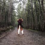 Priyanka Nair Instagram - In woods🖤 Getting lost is not a waste of time. - - #inwoods#beingalone#happinessoverloaded#travel#priyankanair#instapic#instaday