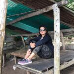 Priyanka Nair Instagram - Deep inside the Forest..🖤 Deep inside the forest.Is a door into another land.Here is our life and home.We are staying here forever.In the beauty of this place all alone.We keep on hopin' - may be.. - - - #forest#traveller#photography#selflove#naturelove#naturephotography#findinghappiness#explorer#insideforest#mudhut#priyankanair#actor#southindianactress#malluactress#positivevive#friendshipgoals