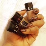 Priyanka Nair Instagram - I can barely keep my eyes off on the moody #browny shade frm #saphora collections... Truely brings a glittering for my nails..love you saphora!! . . . #hudabeauty#hudabeautynails#nails#nailpolish#nailpolishlover#ombrenails#ombre#nailblogger#nailbloggers#naildid#nailsonfleek💅 #supp#nicename#nailmaster#vegasnails#nailsofinstagram#nailsdaily#instagram#priyankanair#priyanka#veyilpriyanka#malluactor#southindianactress#malluwood#instafashion