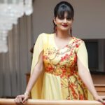 Priyanka Nair Instagram – Wherever life plants u,bloom with grace❤️
.
.
. Wearing this beautiful yellow gown by @harsha_sahad,photography by @shalupeyad 
#fringes#gown#yellolove#redlipstick#photoshoot#attitude#magazineshoot#advertisement#priyankanair#latest#priyanka#veyilpriyanka#boutique#missindia#southindianactress#malluactress#tollywood#mollywood#trivandrum#kochin#malayalamfilm#actress#tamilfilm#actresshot#casuallook#instalook#instafashion