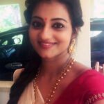 Priyanka Nair Instagram - #morningbliss#selfie#priyankanair#traditionalwere#keralasaree#timewithfamily#southindianactres#malluactress#kollywood#mollywood#actress#kerala#trivandrum#instapic#instagram