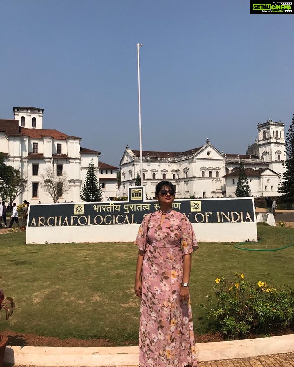 Priyanka Nair Instagram - #oldgoa#archeologicalsurveyofindia#archeologicalmuseum#priyankanair#traveller#southindianactress#malluactress#kollywood_tamil#instatravel#instapic