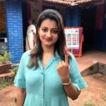 Priyanka Nair Instagram - #voted..Voting is our right nd our responsibility too!!#castyourvote #forabettertomorrow#forabetterfuture#choosetherightcandidate #bearesponsiblecitizen #loksabhaelections2019 #kerala#trivandrum #attingal#priyankanair