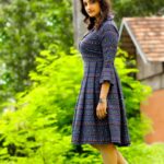 Priyanka Nair Instagram - Happy soul✨ Photography- @shalupeyad MHA - @jijo_jo_the_makeup_artist Costume - @crezzadesignerstitching