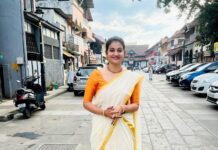 Priyanka Nair Instagram - Happy Pongal and Makara sankranti to one and all 🎉😍 #happypongal#makarasankrati#festival#festivaltime#tamil#malayalam#priyankanair#saree#sareelove