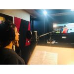 Priyanka Nair Instagram - Dubbing time ☺️😍 Pic courtesy @abhilashpn.official @davisvazhapilly kalabhavan Theatre Trivandrum
