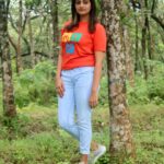 Priyanka Nair Instagram - Wearing thse beautiful T-shirts from @kefclothings @samad_kef @teamkef ☺️