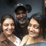 Priyanka Nair Instagram - #livetelecast #funtime 😃😍 @venkat_prabhu @kajalaggarwalofficial