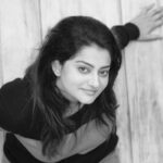 Priyanka Nair Instagram - Black and white are always innovative in appearance ♥️ Clicked by @sethumohanmuvattupuzha #blackandehitephotography #priyankanair