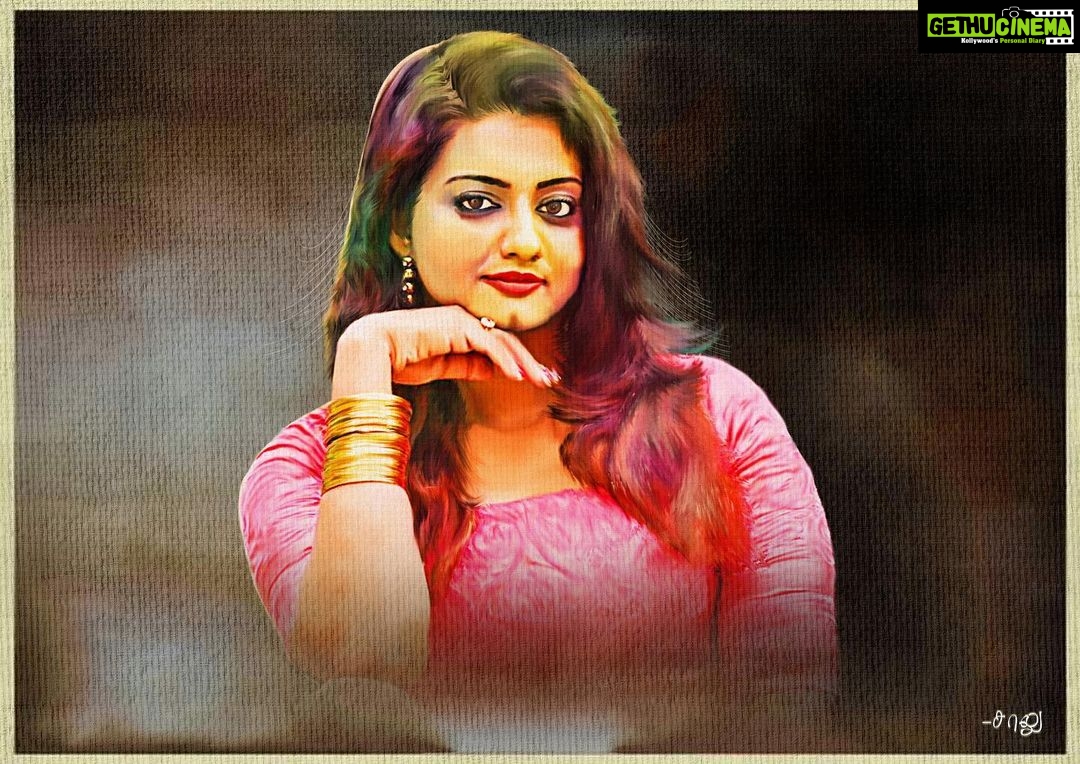Priyanka Nair Instagram - Thank you @salu_digital_arts for this art work 😍