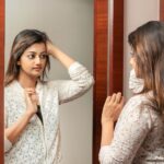 Priyanka Nair Instagram - Never look down on yourself when the whole world turn against you, just look in the mirror then you'll find out that you're not alone. That person you see in the mirror is your reflection, it shows that even if everybody ignore you it will always stick around with you. You mirror what the world mirrors to you.♥️ @alwin_sebastian_photography