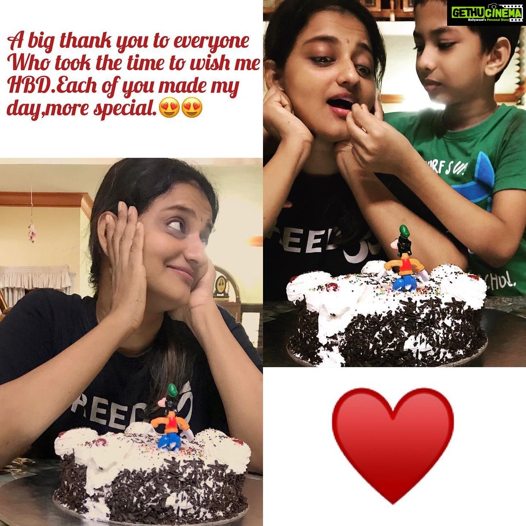Priyanka Nair Instagram - Thank you all for your birthday wishes 🙏😍😍😍😍😍😍😍😍😍♥️♥️♥️