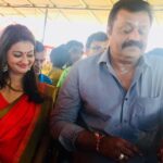 Priyanka Nair Instagram – Happy birthday Sureshettaaa😍
#happybirthdaysureshgopi