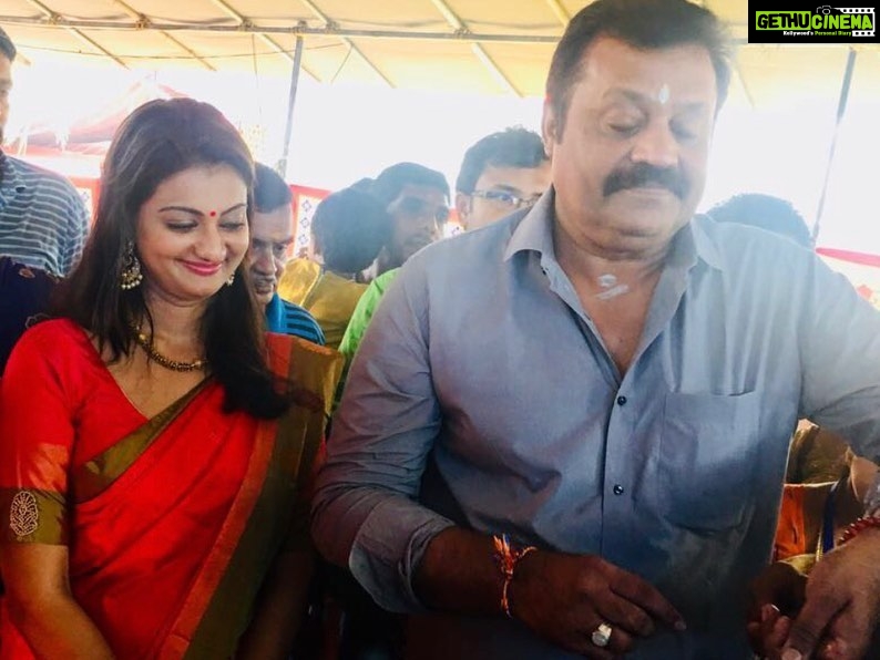 Priyanka Nair Instagram - Happy birthday Sureshettaaa😍 #happybirthdaysureshgopi