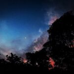 Priyanka Nair Instagram - The crescent moon is clearly visible in the evening sky 🌙 #eveningsky#crescentmoon#photography#shotoniphone#photography#photosoftheday#skywatcher#sky#clouds#trivandrum#kerala Home