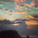 Priyanka Nair Instagram - #sunset#backyard#udayasamudra#beach#kovalam#brforelockdown Uday Samudra Leisure Beach Hotel