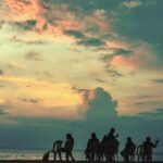 Priyanka Nair Instagram - #sunset#backyard#udayasamudra#beach#kovalam#brforelockdown Uday Samudra Leisure Beach Hotel