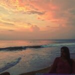 Priyanka Nair Instagram - #sunset#backyard#udayasamudra#beach#kovalam#brforelockdown Uday Samudra Leisure Beach Hotel