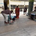 R. Sarathkumar Instagram – Temple visit with family a vow of rayane and mithun fulfilled at Thirugarukavur near kumbakonam @radikaasarathkumar @rayanemithun @amithun_25