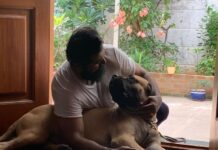 R. Sarathkumar Instagram - Thor's playtime on my birthday
