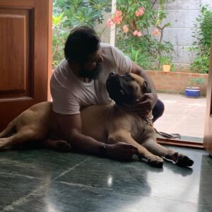 R. Sarathkumar Instagram - Thor's playtime on my birthday