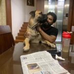 R. Sarathkumar Instagram – My best friend #thor