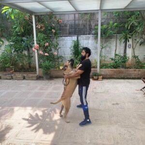R. Sarathkumar Instagram - My best friend #thor