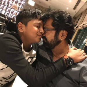 R. Sarathkumar Instagram - Dearest Rahhula wishing you a very happy birthday,  this is the first birthday that we are not being together ,our thoughts are with you so are our good wishes,have a wonderful birthday, these are stressful times for many in this world ,let us take a moment on this special day to keep them in our prayers for their well being good health and happiness miss you, be happy