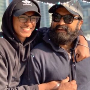 R. Sarathkumar Instagram - Dearest Rahhula wishing you a very happy birthday,  this is the first birthday that we are not being together ,our thoughts are with you so are our good wishes,have a wonderful birthday, these are stressful times for many in this world ,let us take a moment on this special day to keep them in our prayers for their well being good health and happiness miss you, be happy