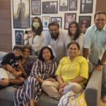R. Sarathkumar Instagram - Togetherness at the most stressful times gives you inner peace to fight great battles,on Father's day with family,missing offcourse my son rahhul who wished me early from Singapore,stay safe,stay healthy