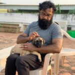 R. Sarathkumar Instagram - It has been nine months since this little fellow came into our lives, protective caring obedient naughty at times ,playful ,full of energy, helps take away dull moments in our day to day life. We have borne pain throughout this year and the solution seems to come our way soon, let us put the best foot forward and regain all lost grounds, efforts pay rewards