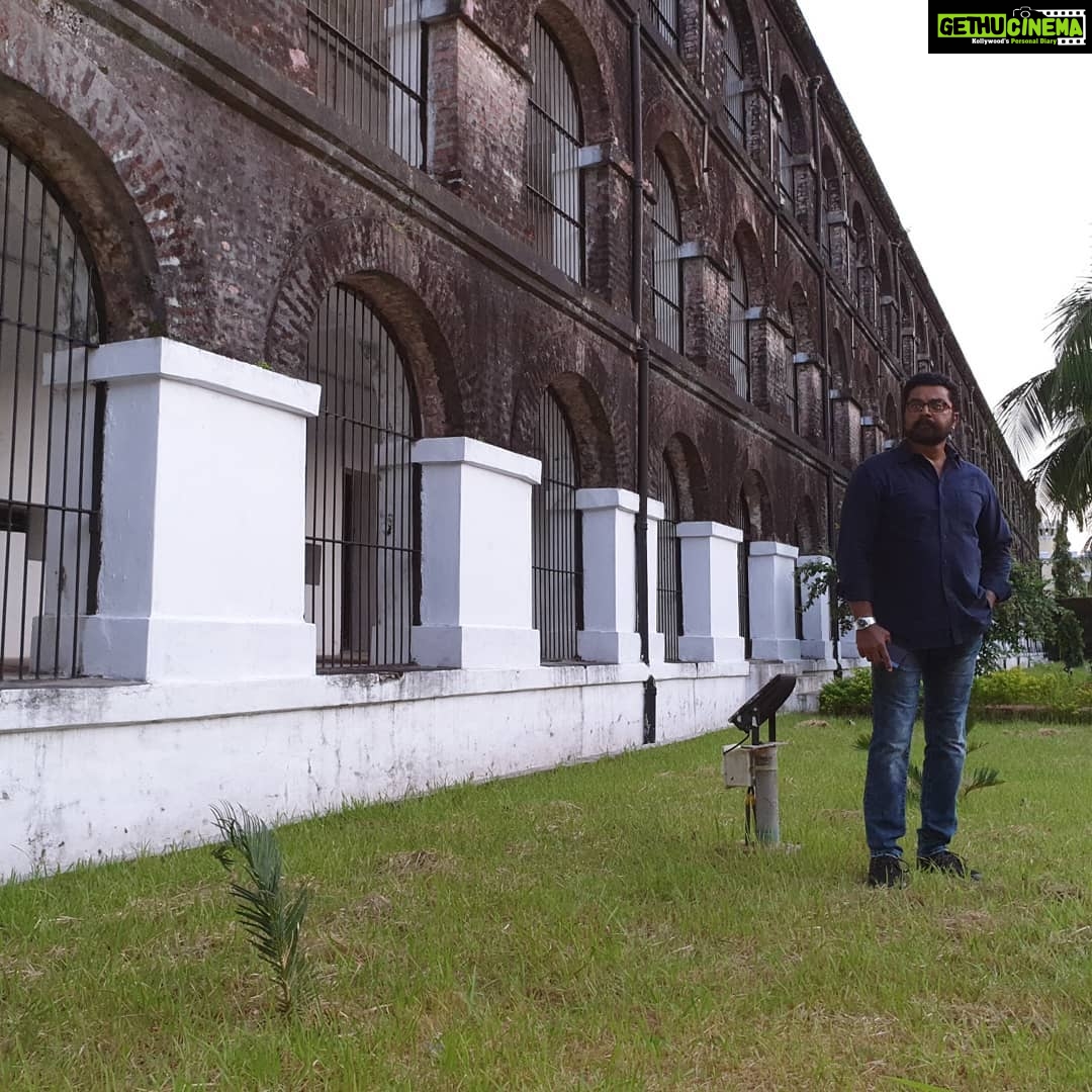 R. Sarathkumar Instagram - My first visit to the Andaman and Nicobar islands,the visit to the cellular jail was emotional, the reminder of the sacrifices of our freedom fighters and went around though not much as I had to address the stalwarts in the tourism industry there