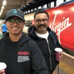 R. Sarathkumar Instagram - On the way to our first world Cup match at Manchester ,excited and thrilled to be in the midst of the live action between IND and WI