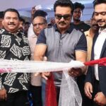 R. Sarathkumar Instagram - Inaugurated my friend Sikkandar's son fitness studio 'Flux' yesterday at West Mambalam. Wishing him all the best for his future endeavours. #sarathkumar #flux #fitness #friend #launch #event