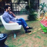 R. Sarathkumar Instagram - Was interviewed by Prema from iDream Media in Hyderabad regarding my upcoming Telugu flick #Nenorakkam