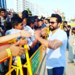 R. Sarathkumar Instagram - I was glad to be at SRM university today to preside over as chief guest for a stunt show sponsored by RedBull. It was mesmerizing to witness Arunas Gibieza Aras who is world renowned stunt rider from Lithuania perform his stunts in campus today. I also interacted with students present there and expressed my views on how youth today could help shape India better.