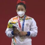 R. Sarathkumar Instagram - Way to start,congratulations @mirabai_chanu winning the first silver medal in the 49kg class women's weight lifting at #tokyoolympics , keep rocking India #cheers4india